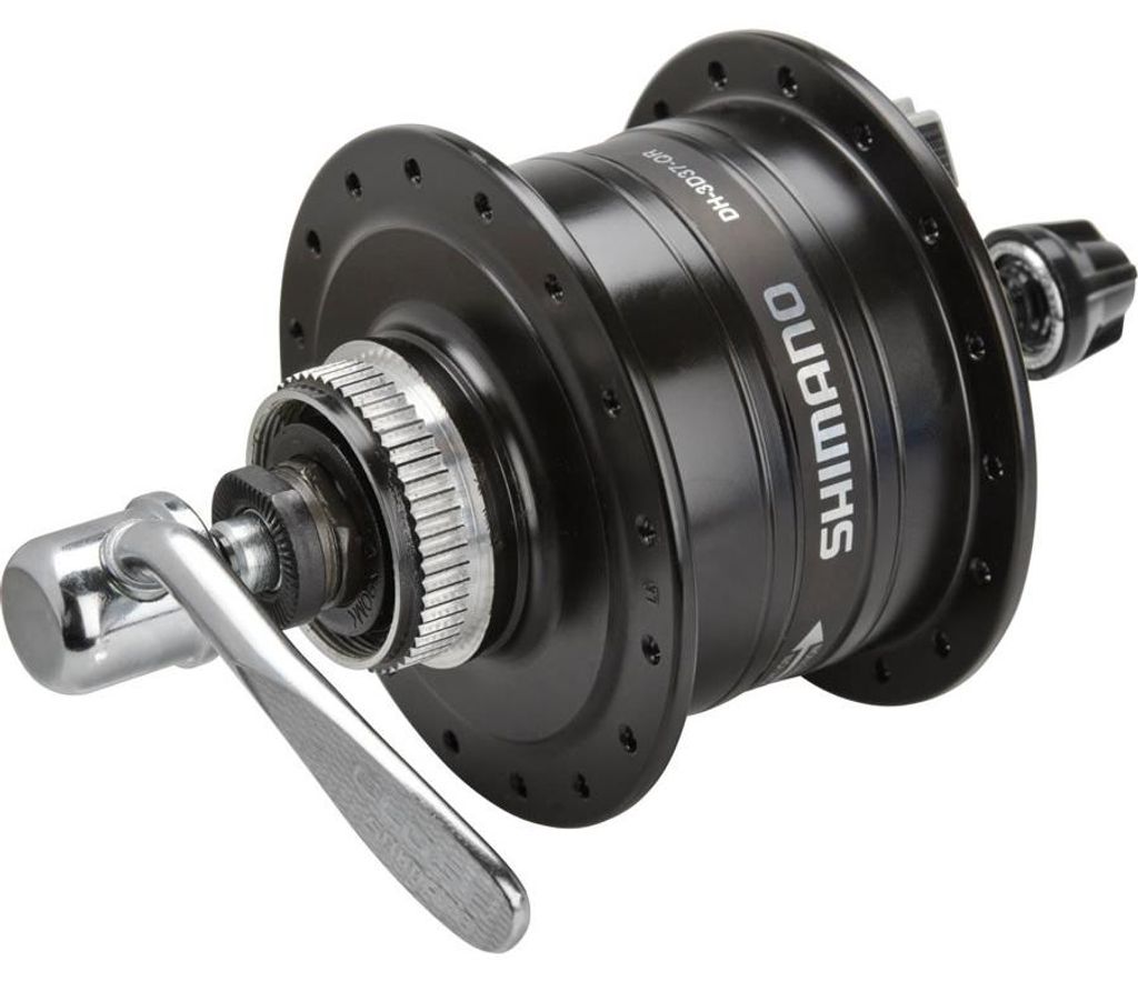 Nabe Dynamo DH-3D37 Schnellspanner 36 Loch Disc schwarz Produktbild 