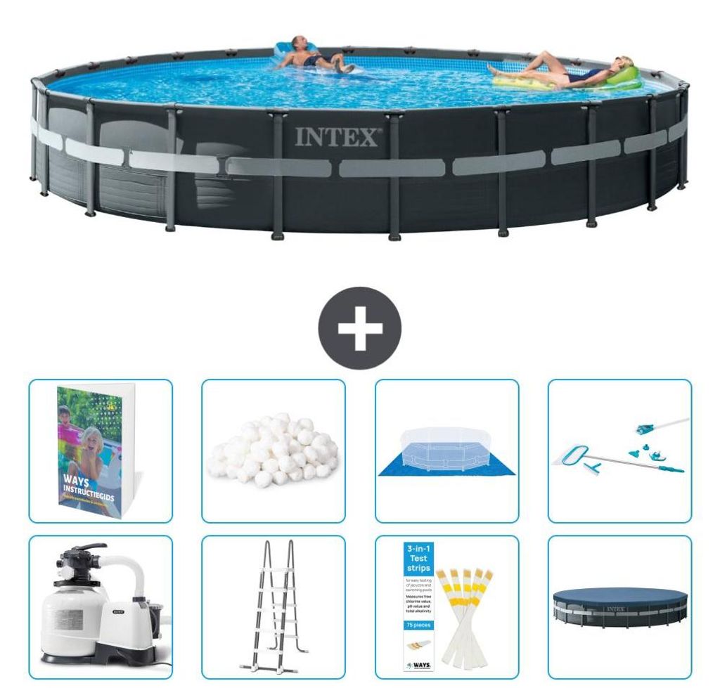 Ultra XTR Pool Rund - 732x132 cm - 9-teilig S675