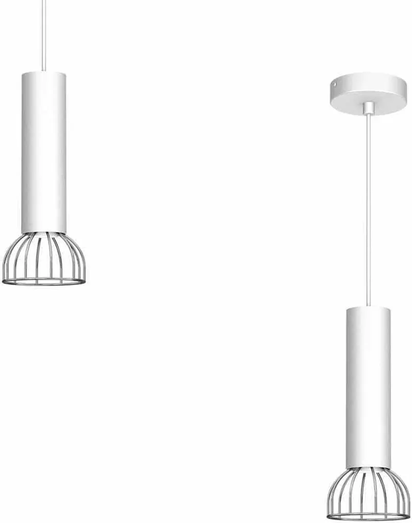 Lustre Milagro DANTE MLP7365 blanc et chrome pour éclairage moderne