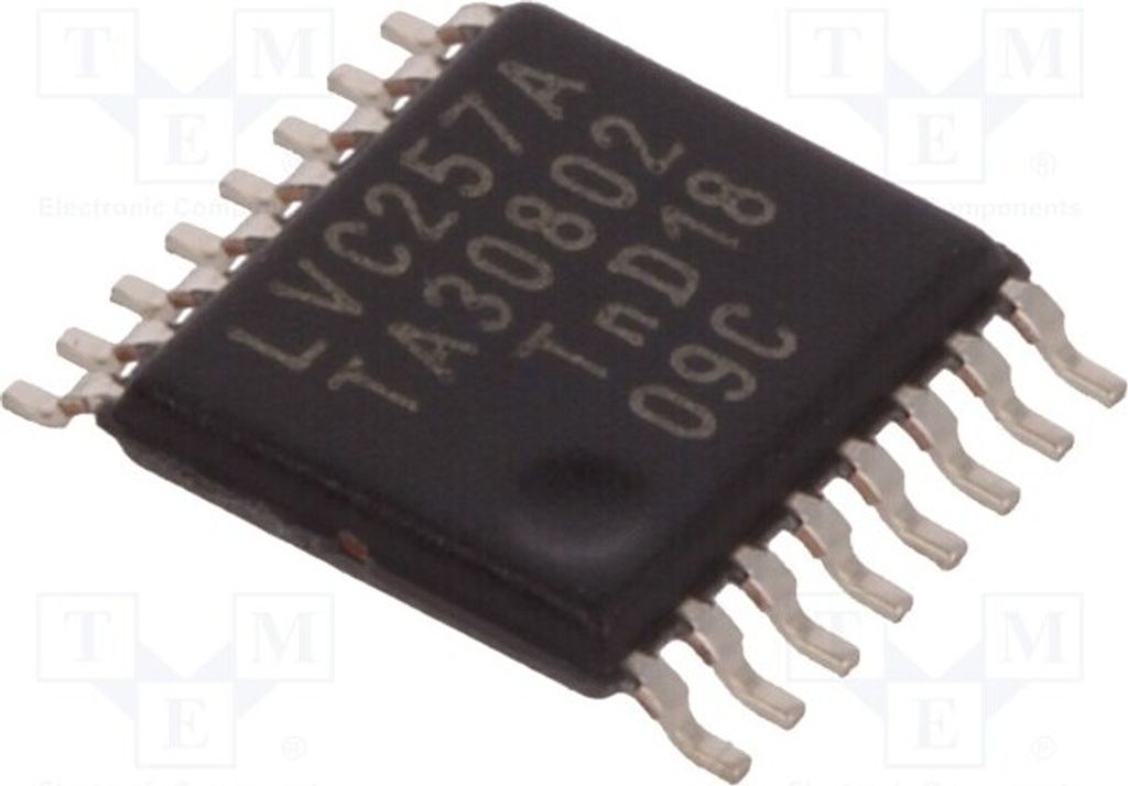 3x Kanäle: 4 IN: 2 SMD 74257APW.112 Dekodierer, Multiplexer, Sc