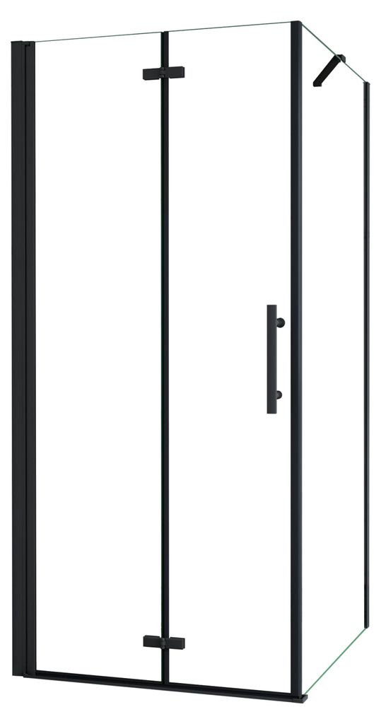 Duschspa Eckdusche Falttür mit Seitenwand 120x80x195cm Produktbild 