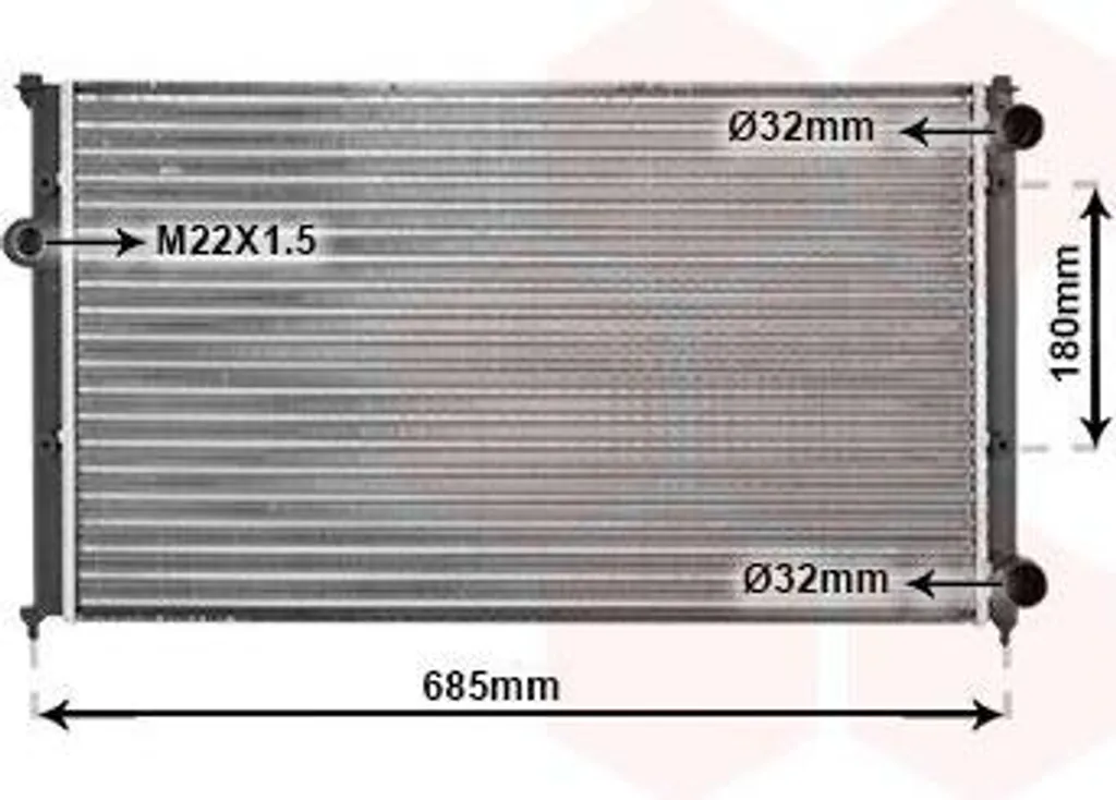 Refroidisseur thermique de moteur pour réparer une surchauffe VW