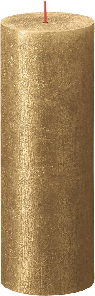 Kerze, stumpfe Kerze Shimmer 190/68 Gold Produktbild 