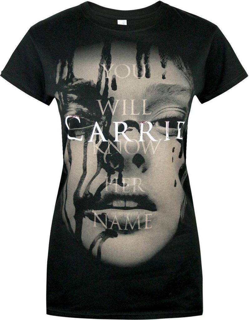 Carrie The Movie Damen 2013 T-Shirt NS4573 (M) (Schwarz)