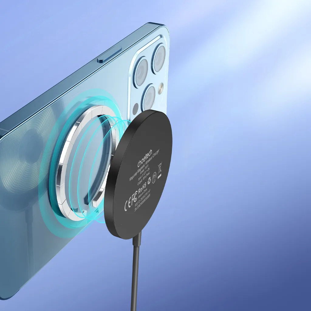 Choetech 15W MagSafe belaidis magnetinis įkroviklis iPhone 12/13/14 , juodas (T518 BK) - 8