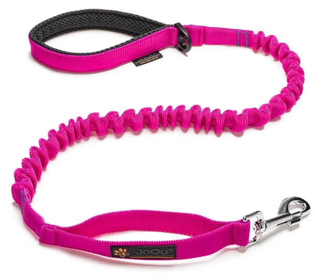 Laisse JoQu Damper rose : fini les douleurs d'épaules quand il tire