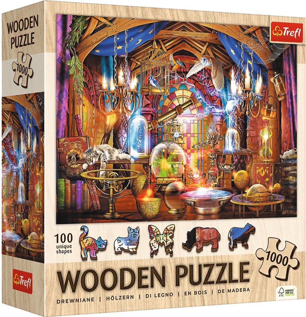 Puzzle en bois 1000 Czarodziejska komnata TREFL Image du produit 