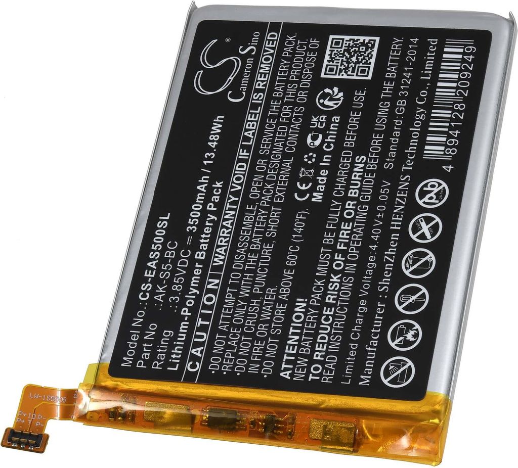Akku passend für Senioren-Handy emporia SMART.5 Smart 5 EMS5 Typ AK-S5-BC