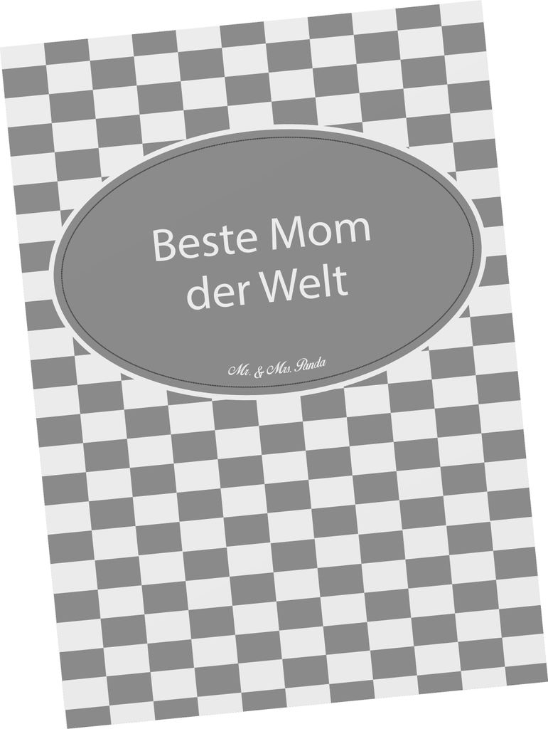 Mr. & Mrs. Panda Postkarte Mom - Geschenk, Ansichtskarten, Mami, bildkarte, Sohn, Grußkarte, Postkarten, Ansichtskarte, Ma, Beste, Mommy