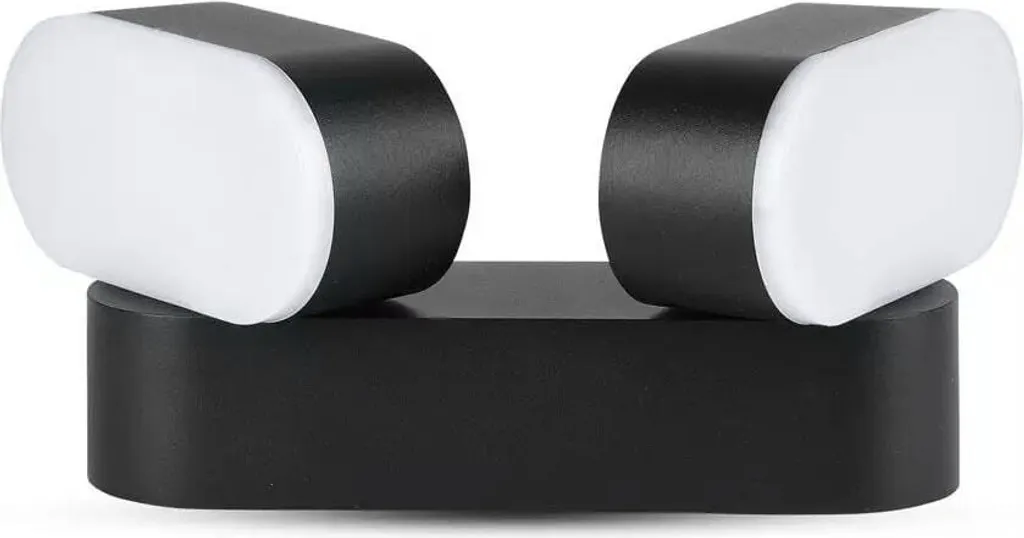 Luminaire LED Orientable 350° 12W Noir 1100lm Blanc Chaud Haute Luminosité