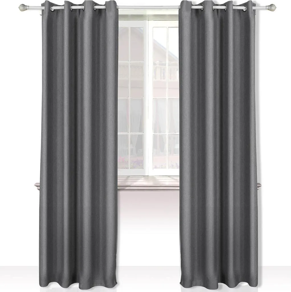 Tenda Termica Oscurante Grigio Argento | Risparmio Energetico e Buio - 2