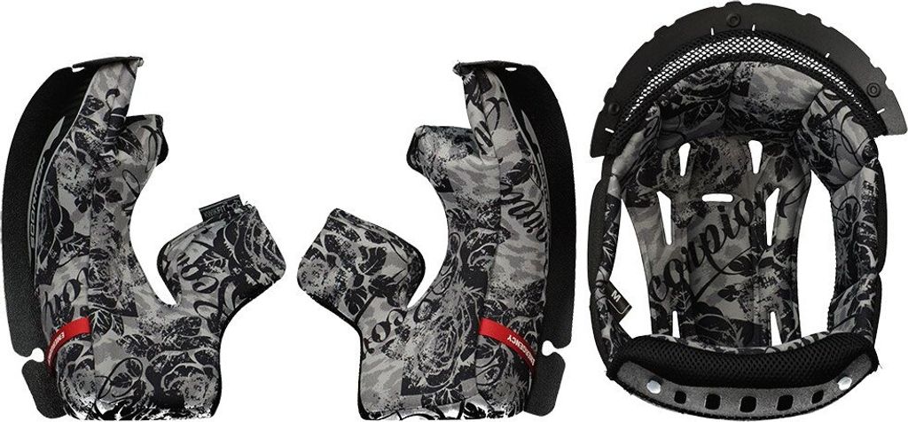 Scorpion Exo-1400 Evo Air V2: Wangkussentjes, meerkleurig, Productafbeelding 