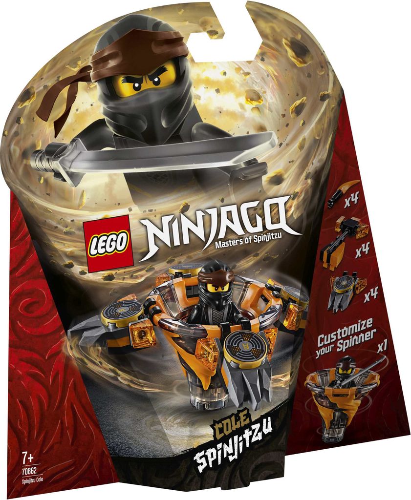 LEGO® NINJAGO Spinjitzu Cole, 70662 Produktbild 