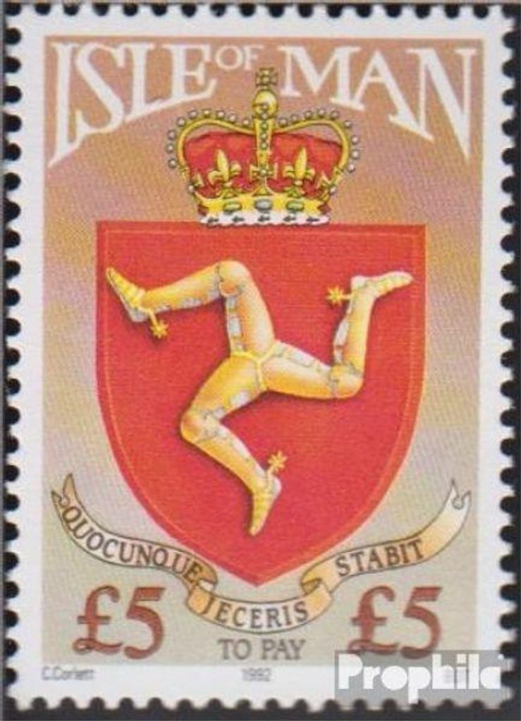 Briefmarken GB - Isle of Man 1992 Mi P25 (kompl.Ausg.) gestempelt Portomarken