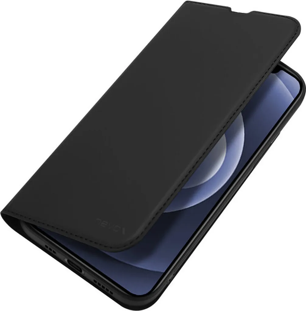 Custodia a Libro iPhone 15 Nevox Vario - Nero Elegante e Funzionale