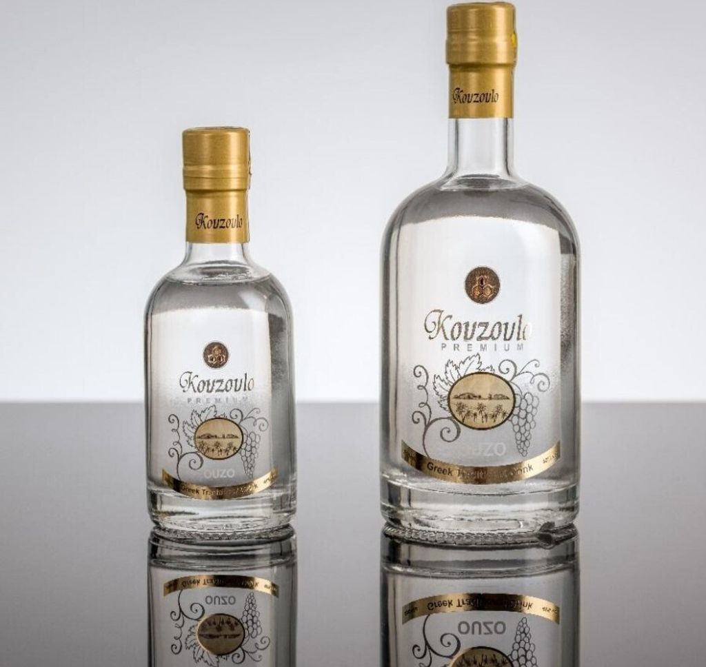 SI-MEL SAVIDAKIS 12923 - Kouzoulo- Ouzo 200ml (vol. 40%) von Kreta