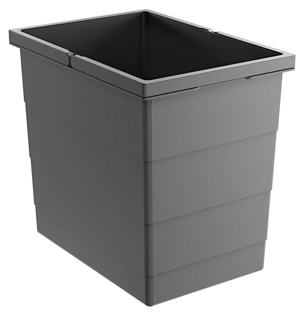 HAILO 18 Liter Inneneimer 1129959 basaltgrau für Produktbild 