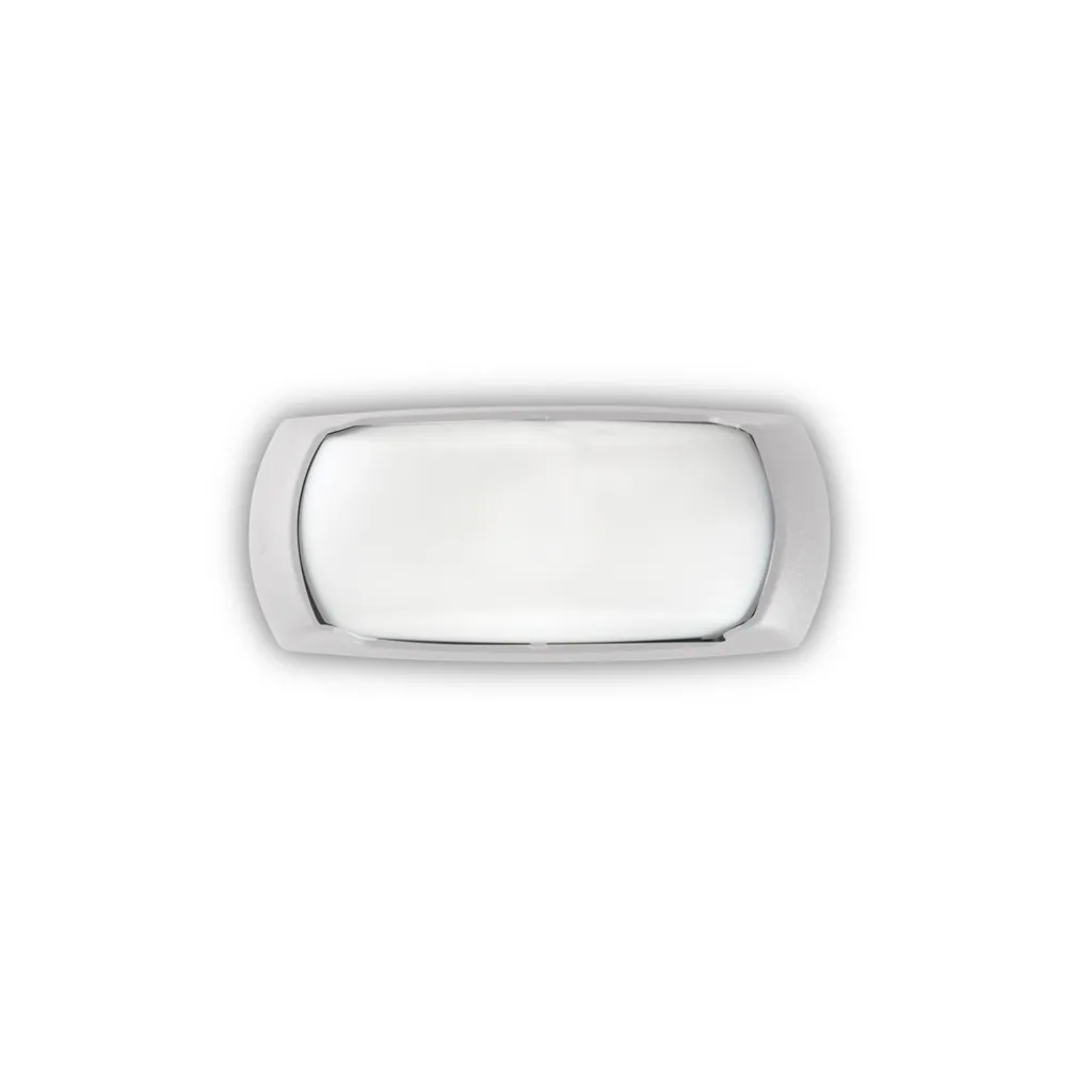 Applique FRANCY blanche en métal - Luminaire 1 ampoule moderne et pur