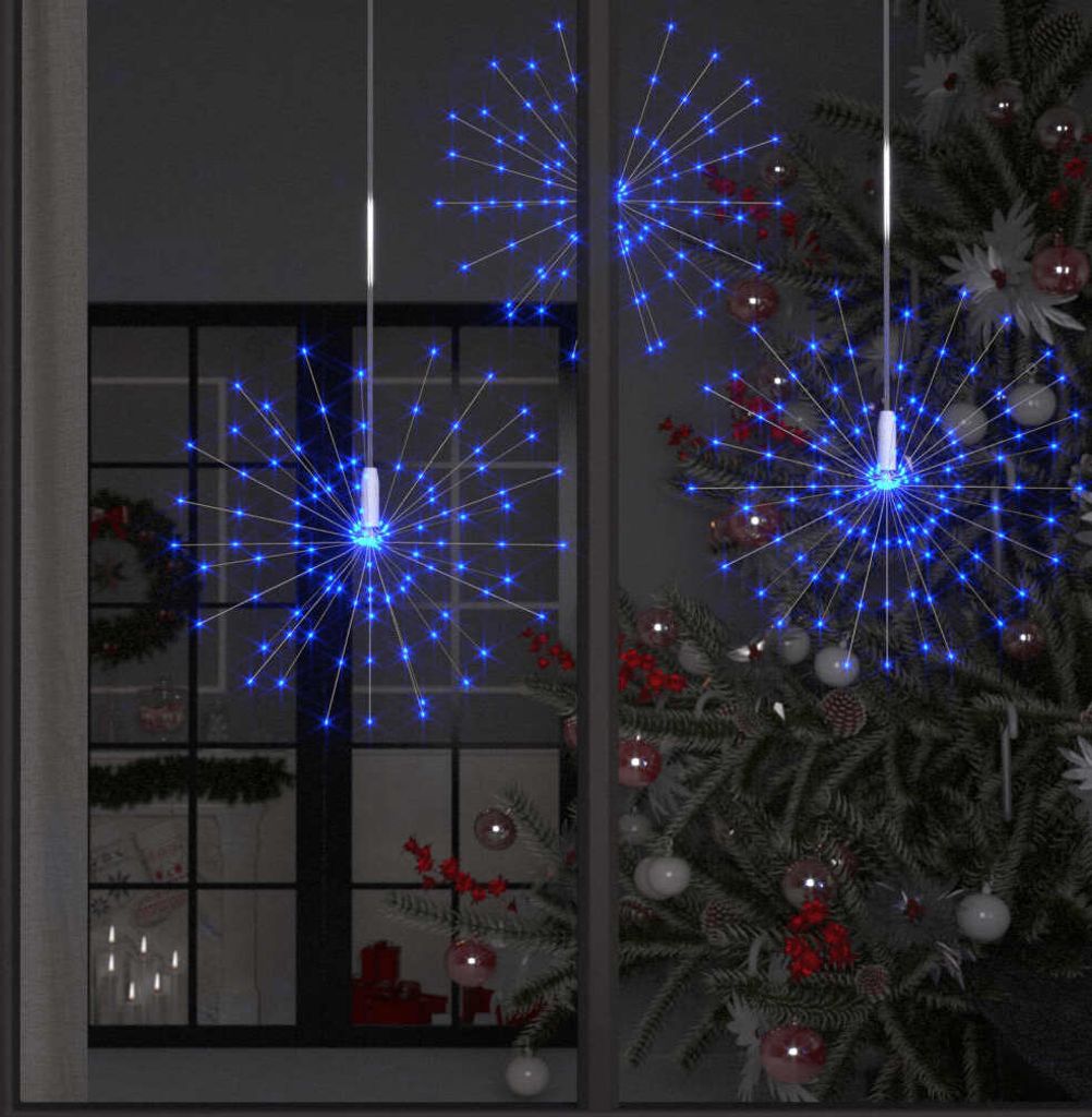 Möbel Feuerwerkslicht Blau 20 cm 140 LEDs - Weihnachtsgirlanden 328604