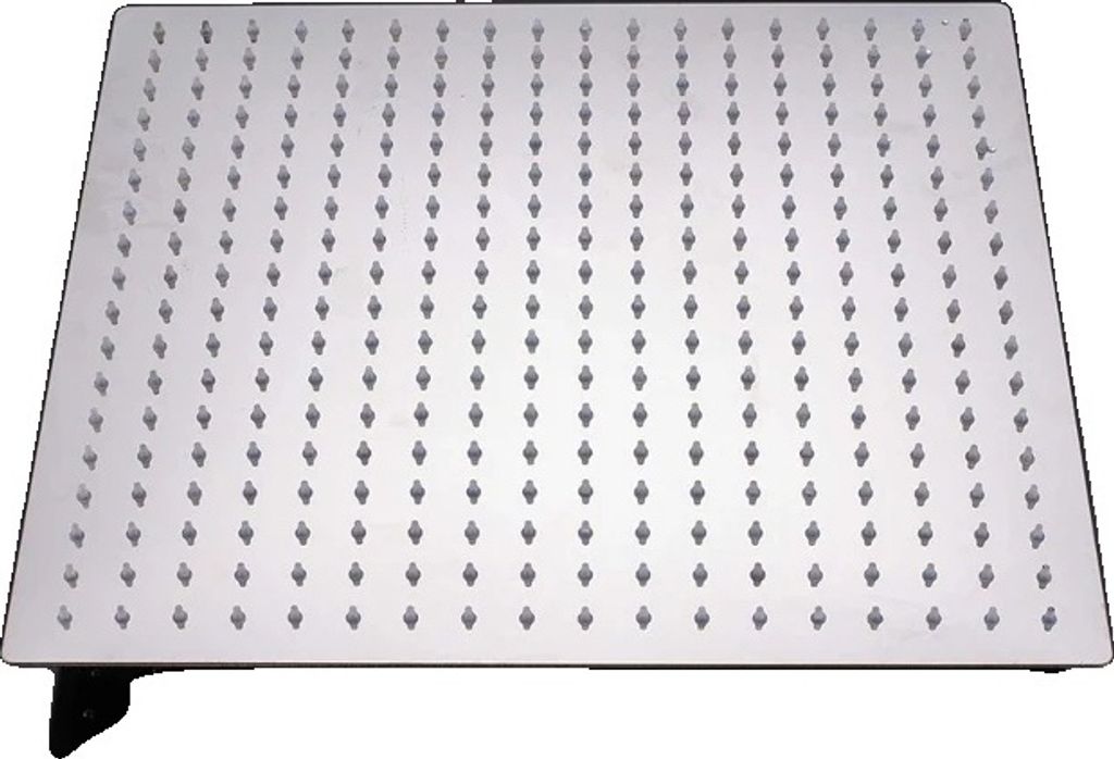 Duschkopf, Regenfall-Funktion, Edelstahlkonstruktion, Chrom