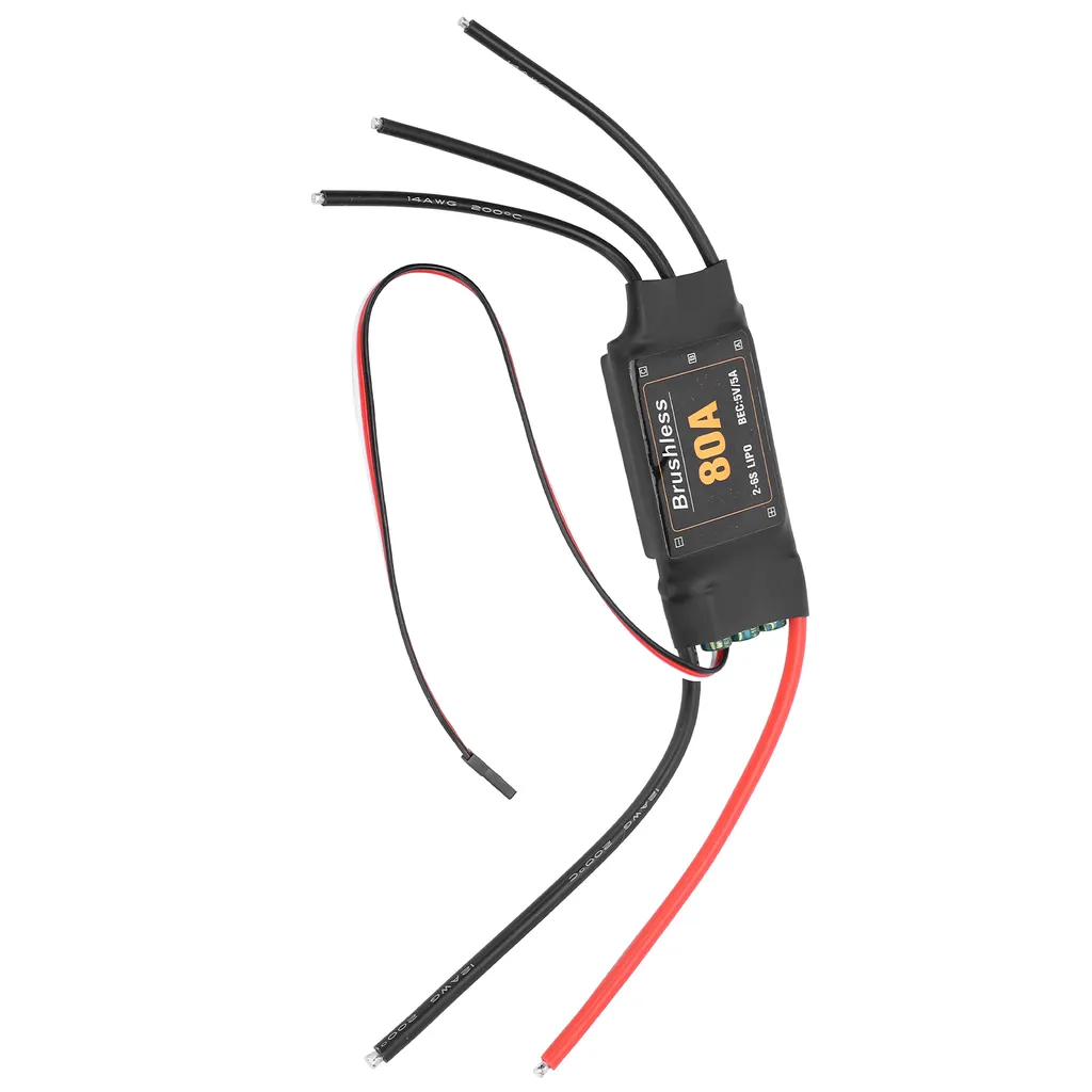 ESC 80A Brushless pour voltige aérienne et hélicoptère de classe RC