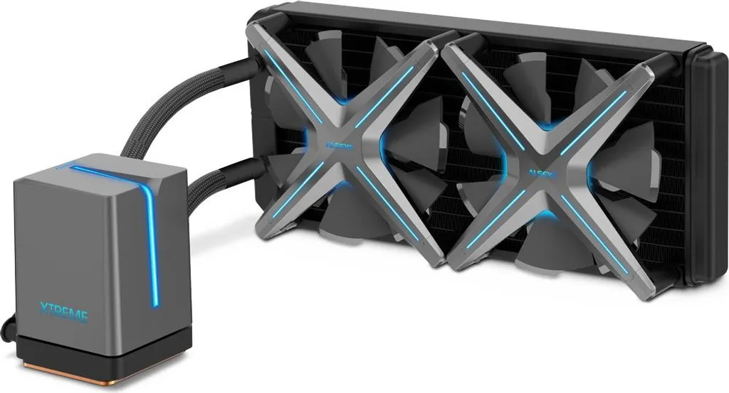Refroidisseur CPU liquide ALSEYE X240 Inter-Tech - Double 120mm PWM