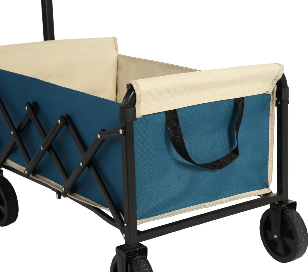 Chariot utilitaire extérieur pliable grande capacité pour jardinage - 4