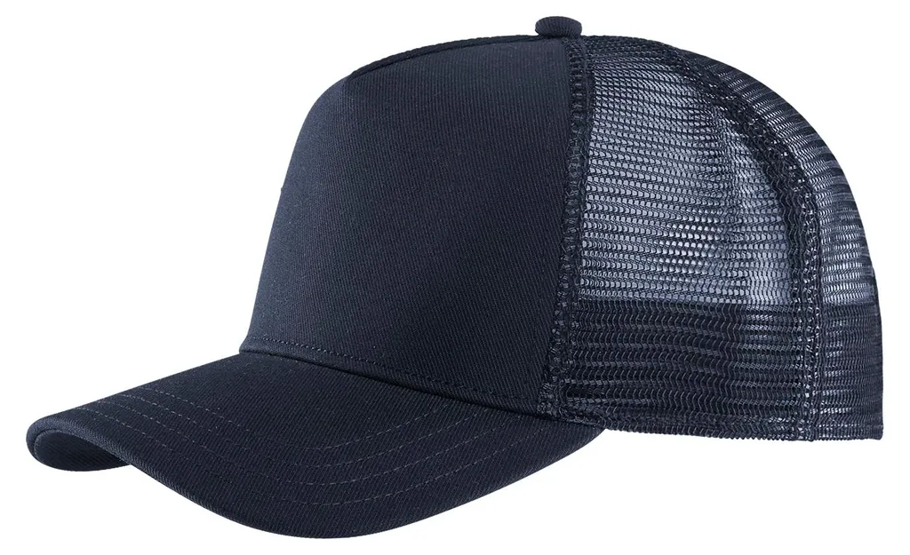 Casquette trucker respirante bleu marine foncé pour le travail 2079