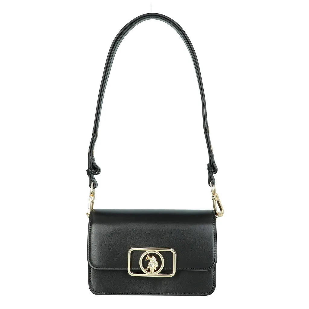 Regala la Borsa Berkeley U.S. POLO ASSN. Nera e Oro - Idea Regalo - 5