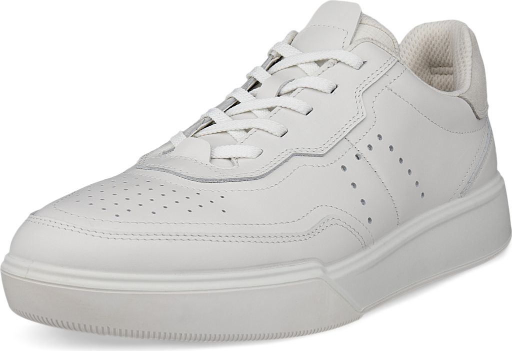 Ecco Street Court Sneakers Laag - Wit - Maat 45