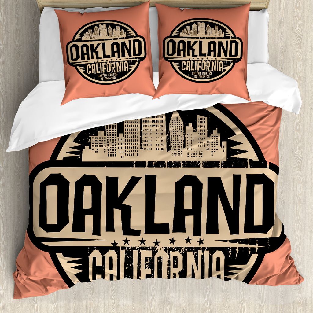 ABAKUHAUS Oakland Bettbezug Set für Einzelbetten, Kalligraphisches Stempel-Entwurf, Milbensicher Allergiker geeignet mit Kissenbezug, 200 cm x 200...