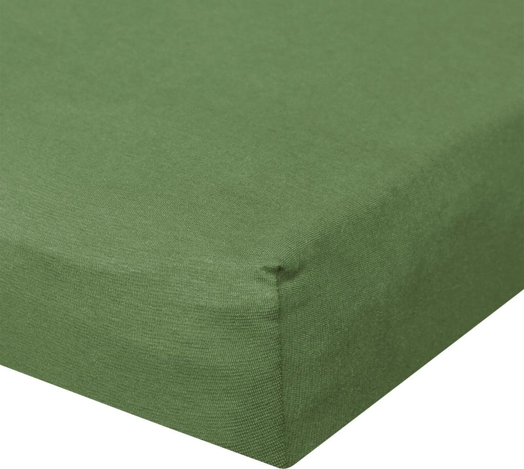 Bettwaren-Shop Jersey Spannbetttuch Ultra-Stretch 120x200 - 130x220 cm bambus