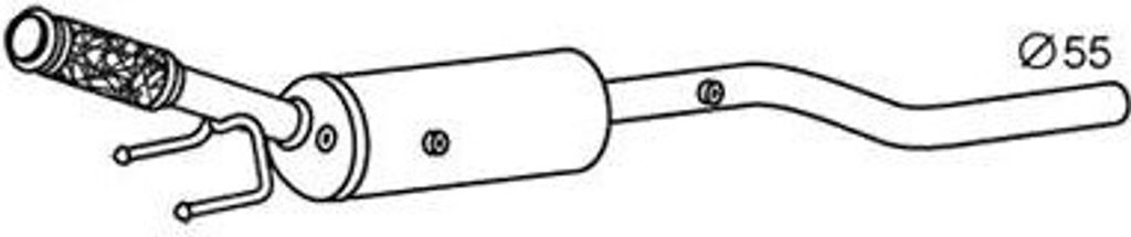 VEGAZ CK-892 Dieselpartikelfilter DPF passend für PEUGEOT 508 SW I (8E) Euro 5 Abgasanlage Diesel