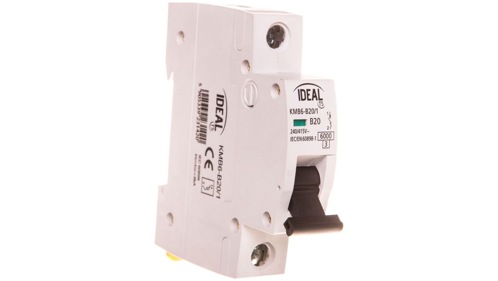 Jistič 1P B 20A 6kA KMB6-B20/1 23142 Obrázek produktu 