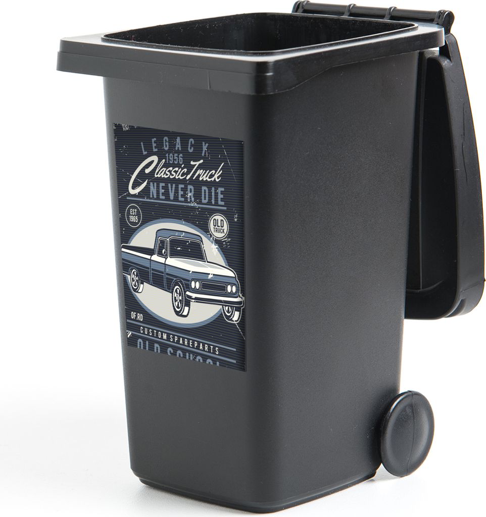 MuchoWow - Mültonnen-sticker - Sticker - Aufkleber für die Mülltonne