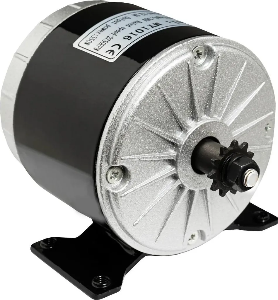 Motore Elettrico 36V 350W MY1016 - High Speed 3450 RPM per DIY Scooter