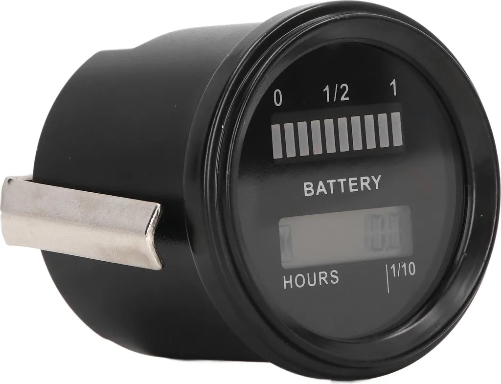 Indicateur de batterie numérique IP65 avec compteur d'heures RL-BI003