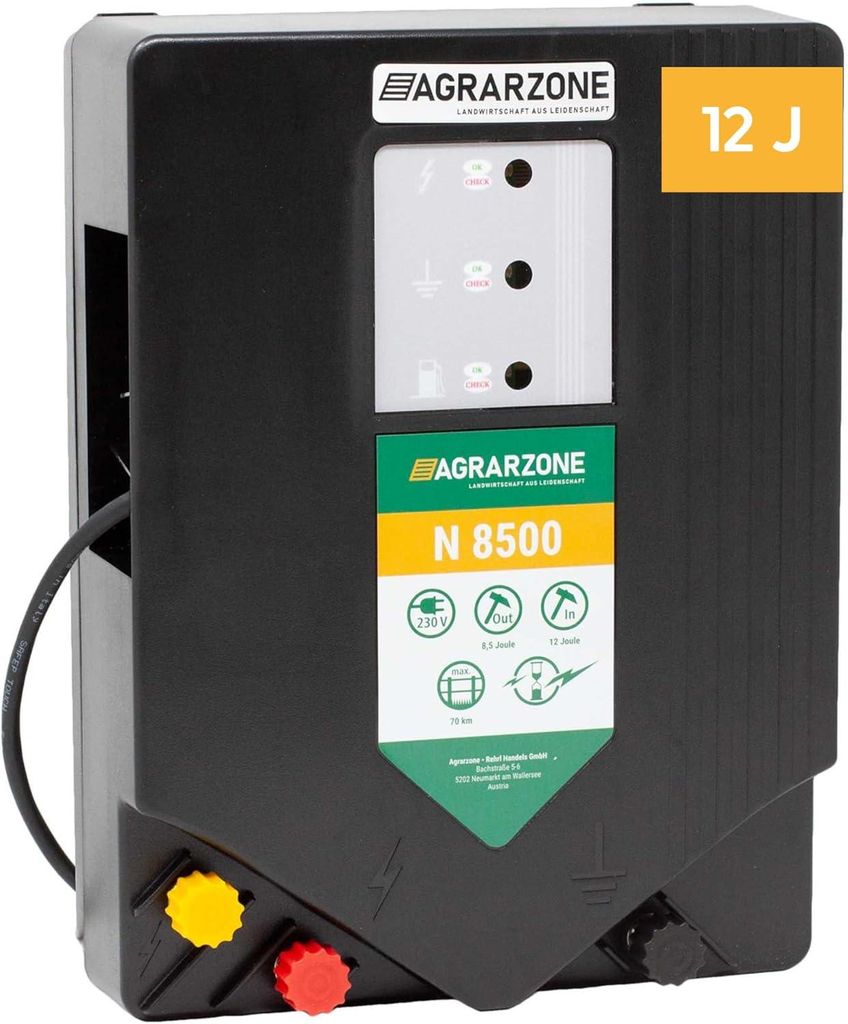 Agrarzone N8500 Weidezaungerät 230V, 12 Joule Elektrozaungerät