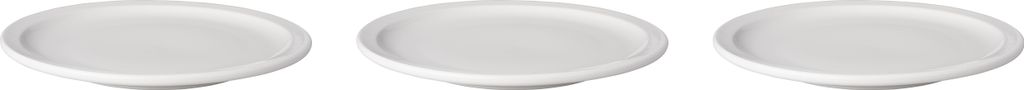 6 x Mammoet Budegtline Teller Speiseteller Porzellan weiß Ø 24 cm