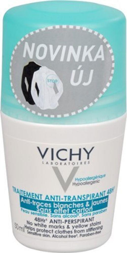 48hodinový kuličkový antiperspirant proti bílým a žlutým Obrázek produktu 