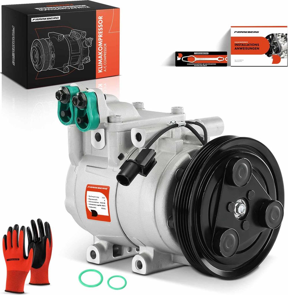 Frankberg 1x Klimakompressor für Hyundai Getz TB 1.4L 1.6L 2005-2009