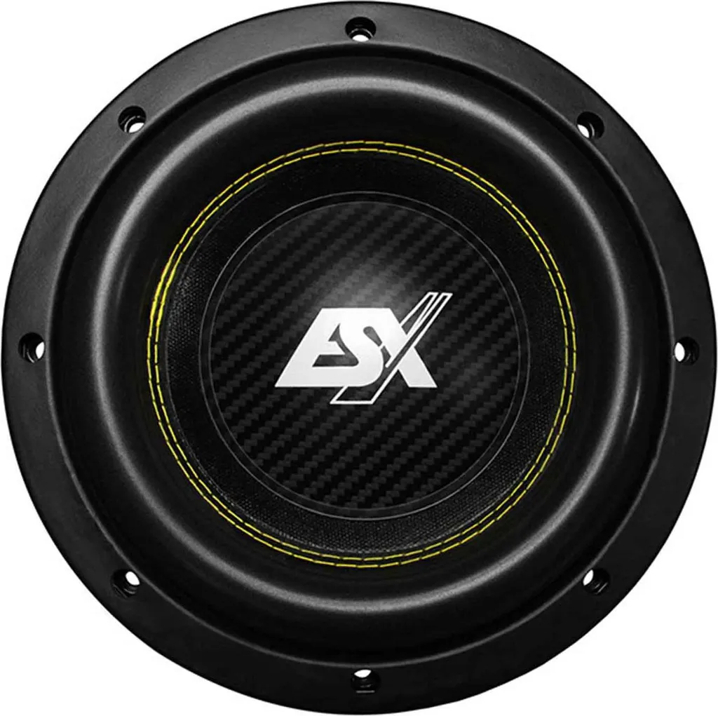 Subwoofer ESX QUANTUM QXE8D2 20 cm compact avec double bobine 2 Ohms - 2