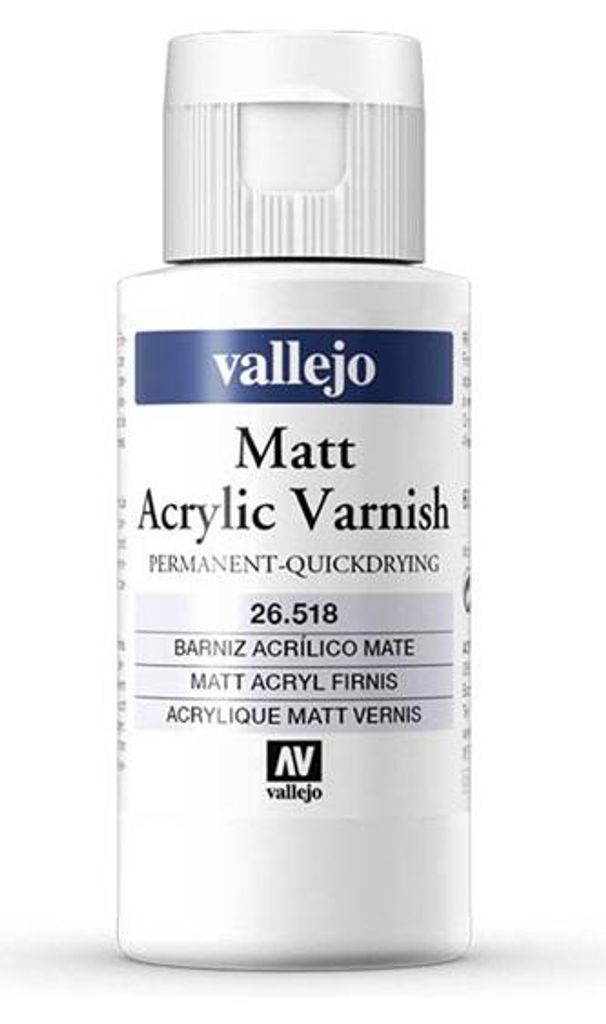 Vallejo Model Color 55 ml Matt Liquid Varnish, 0,06 l, Metall, 1 Stück(e)