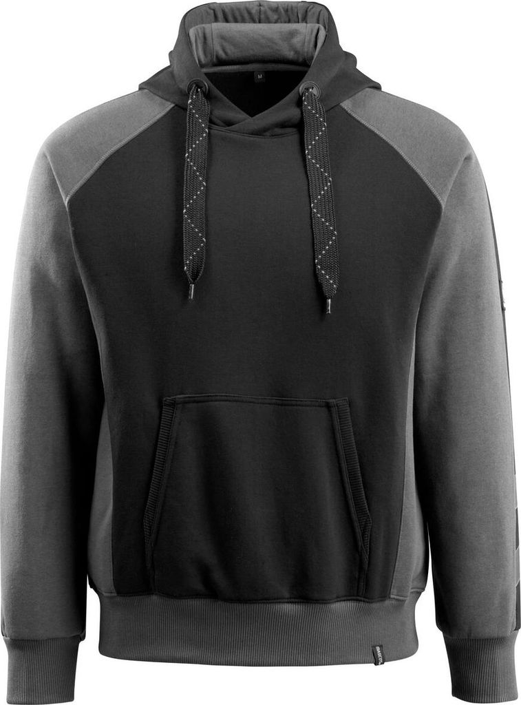 MASCOT Regensburg Kapuzensweatshirt Größe 4XL, schwarz/dunkelanthrazit | Packung (1 Stück)