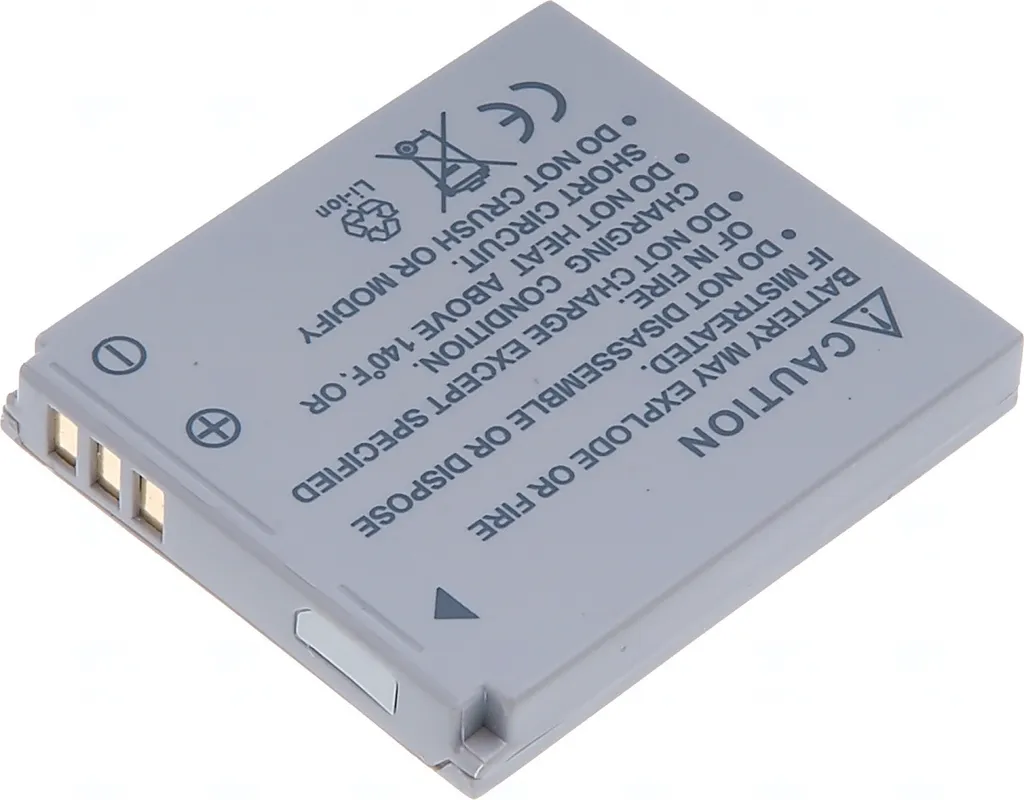 Batteria T6 Power per Canon IXUS i zoom, Li-Ion, 3,7 V, 700 mAh (2,6 Wh), grigio - 3