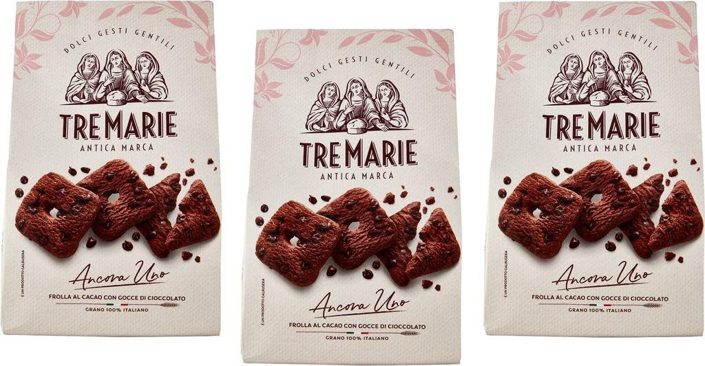 Tre Marie Ancora Uno Frolla al Cacao con Gocce di Cioccolato 315g