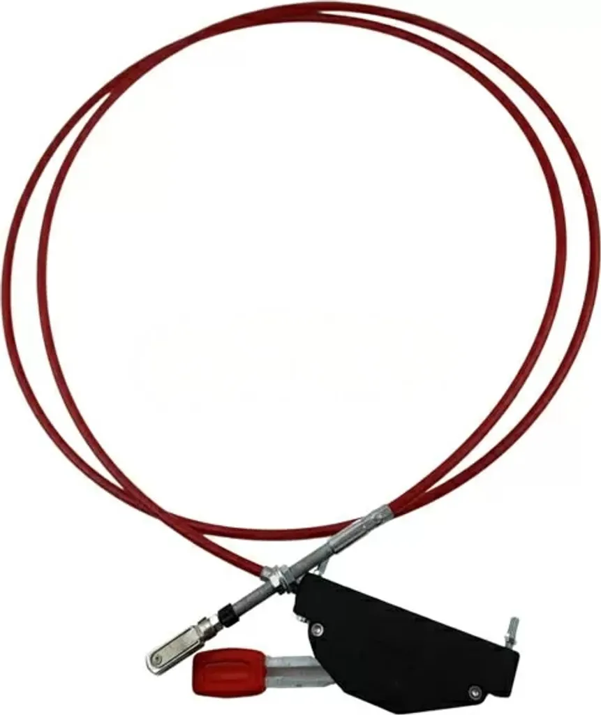 Levier d'attelage inclinable avec câble 150cm et accouplement mécanique - 2