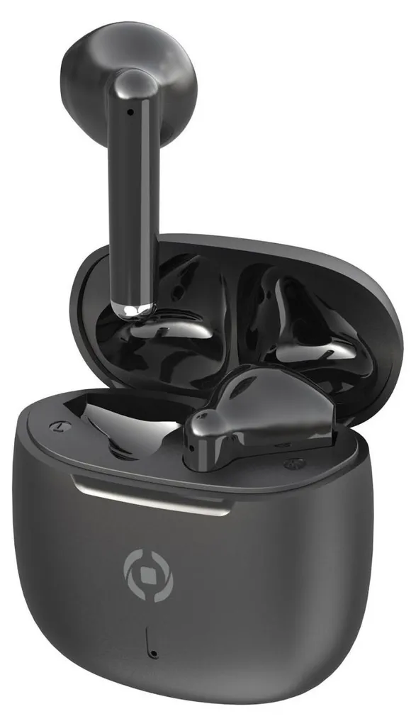 Casque TWS Celly BUZ2 Noir avec charge rapide USB-C et Bluetooth stable