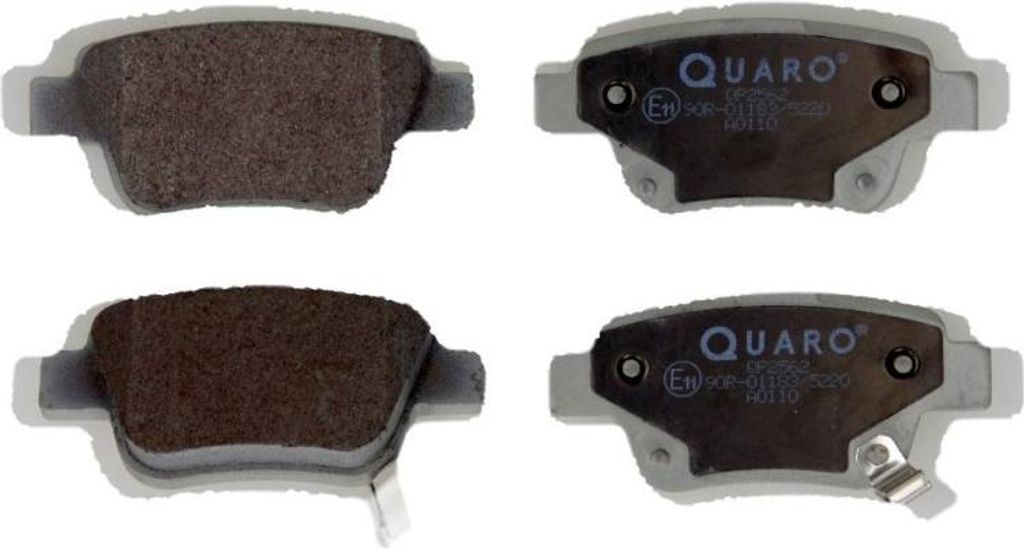 QUARO Bremsbeläge Satz Hinten Bremsklötze für TOYOTA AVENSIS Kombi (T25) QP2562