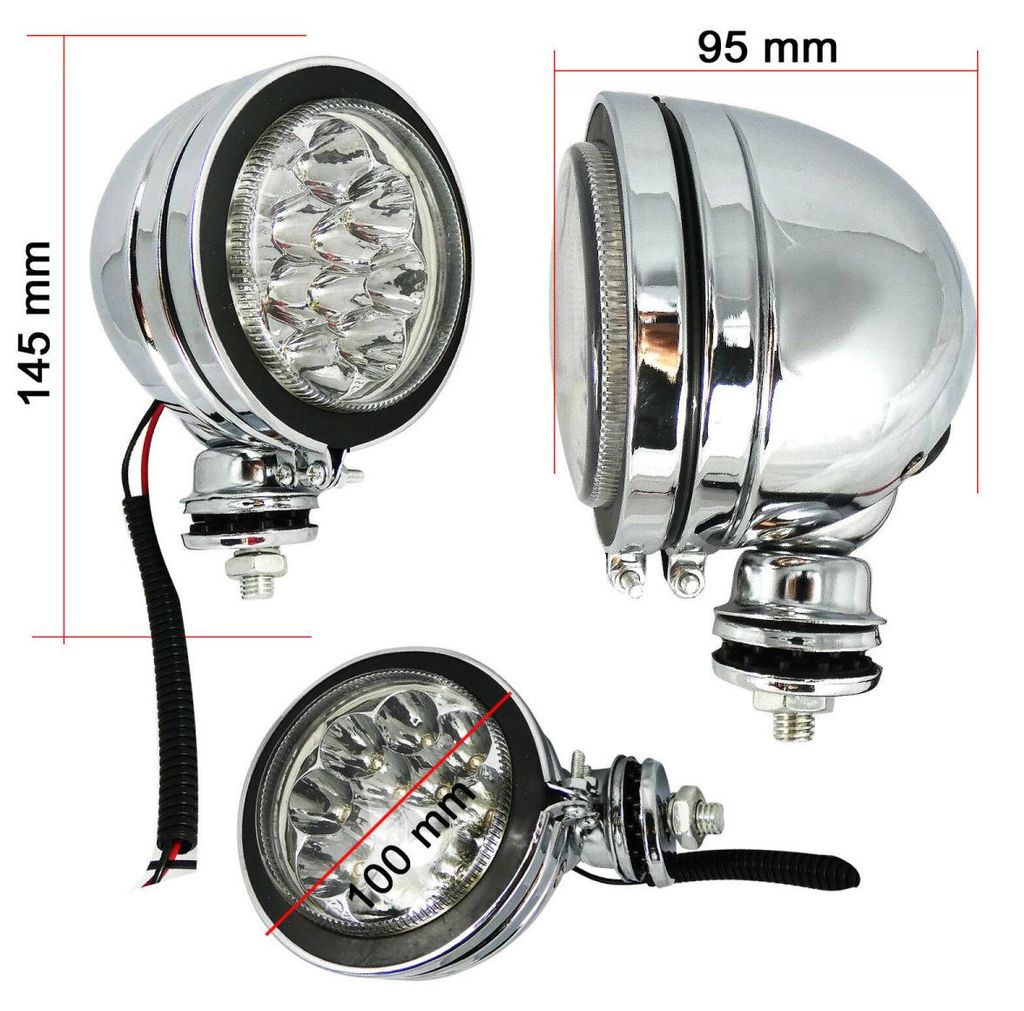 1 projecteur à LED / projecteur halogène 4 pouces (10 cm) Image du produit 